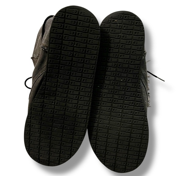 Sanuk Stevie Side Walk Ankle boots Combat Canvas Laceup Grunge Minimalist size 6 - Picture 11 of 11